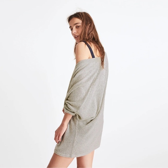 Madewell - Seabank Open Front Knit 3/4 Long Sleeve Open Cardigan Sweater Size M - Picture 2 of 11